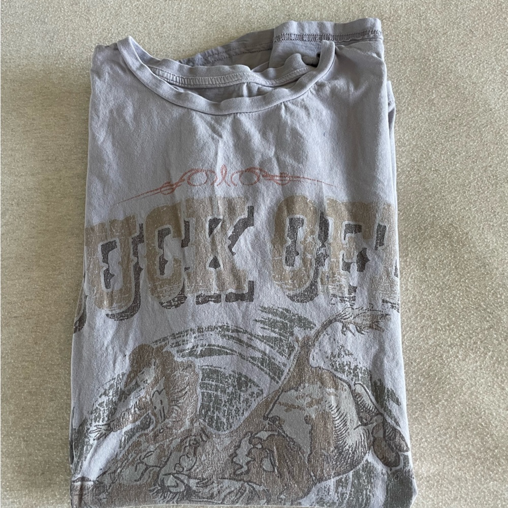 Buck Off Rue 21 oversized shirt